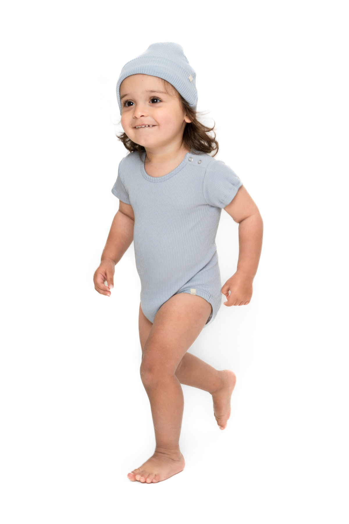 Kurzarm-Body "Buddy" aus Seide-Baumwolle | verschiedene Farben