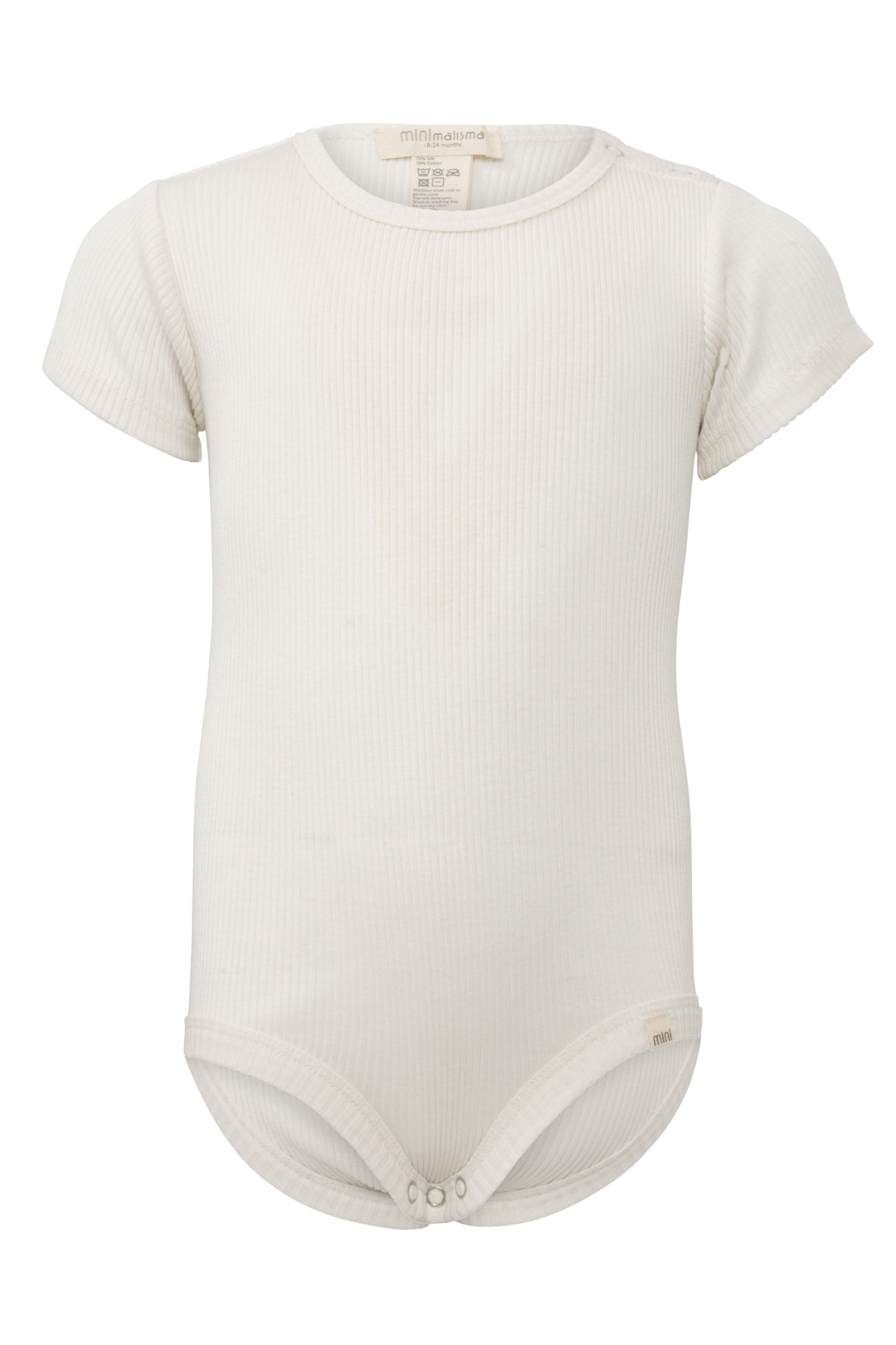 Kurzarm-Body "Buddy" aus Seide-Baumwolle | verschiedene Farben