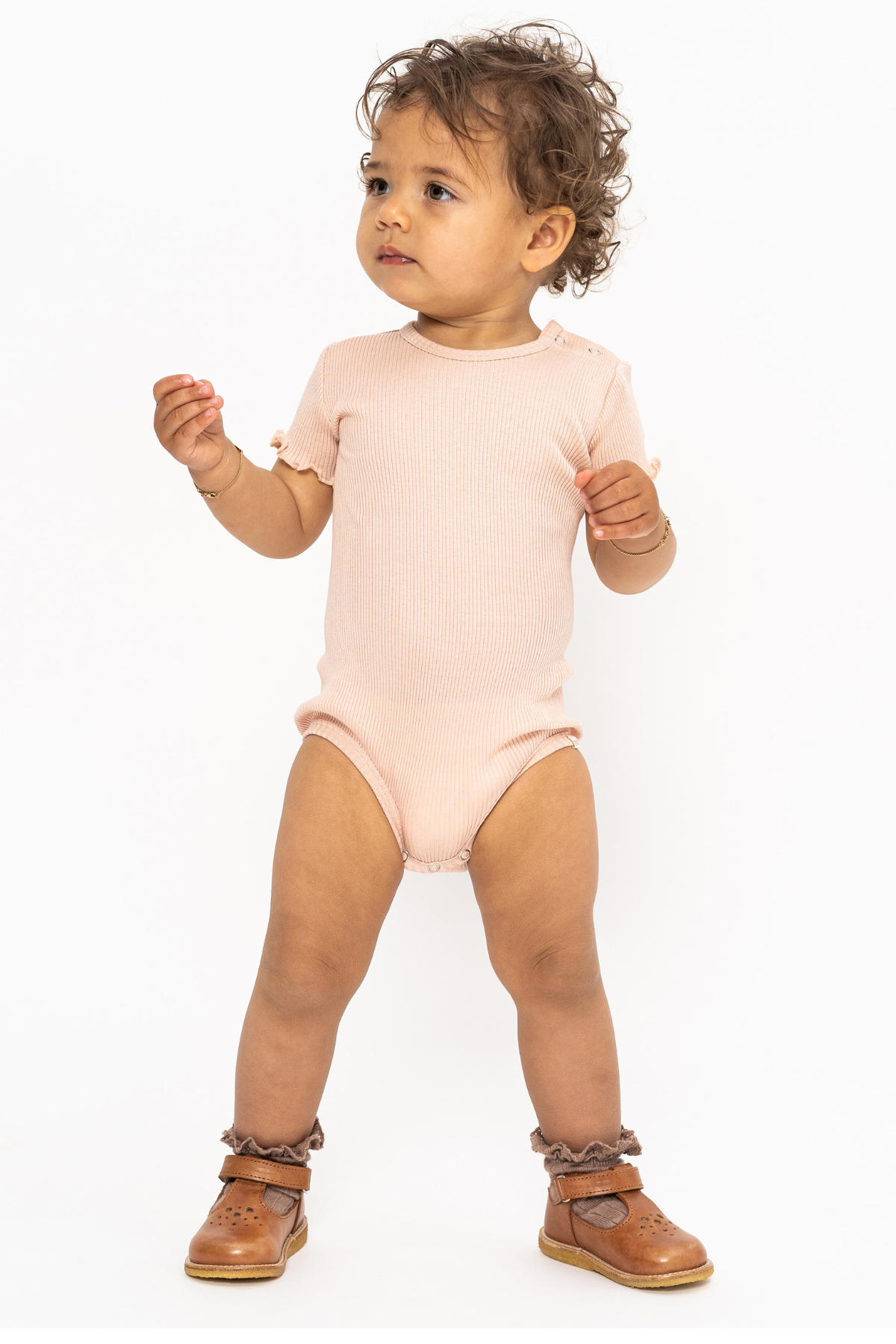 Kurzarm-Body "Buddy" aus Seide-Baumwolle | verschiedene Farben