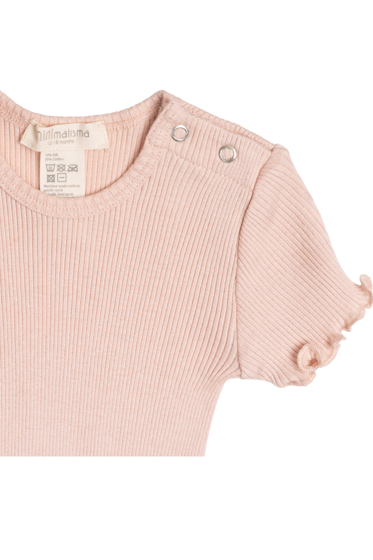 Kurzarm-Body "Buddy" aus Seide-Baumwolle | verschiedene Farben