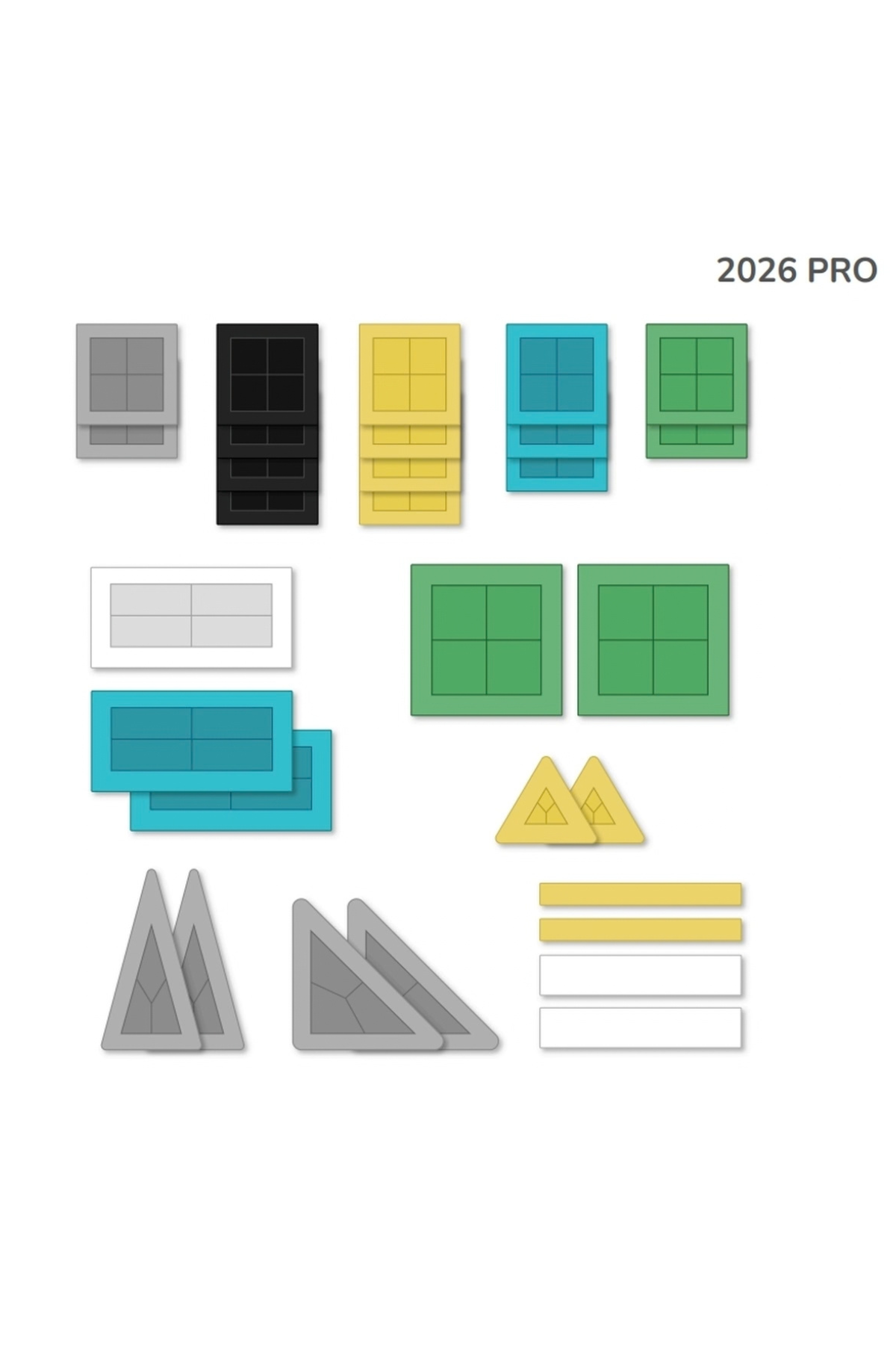 Magnetbausteine "Pro Build-It Vehicles Set" 30 Teile