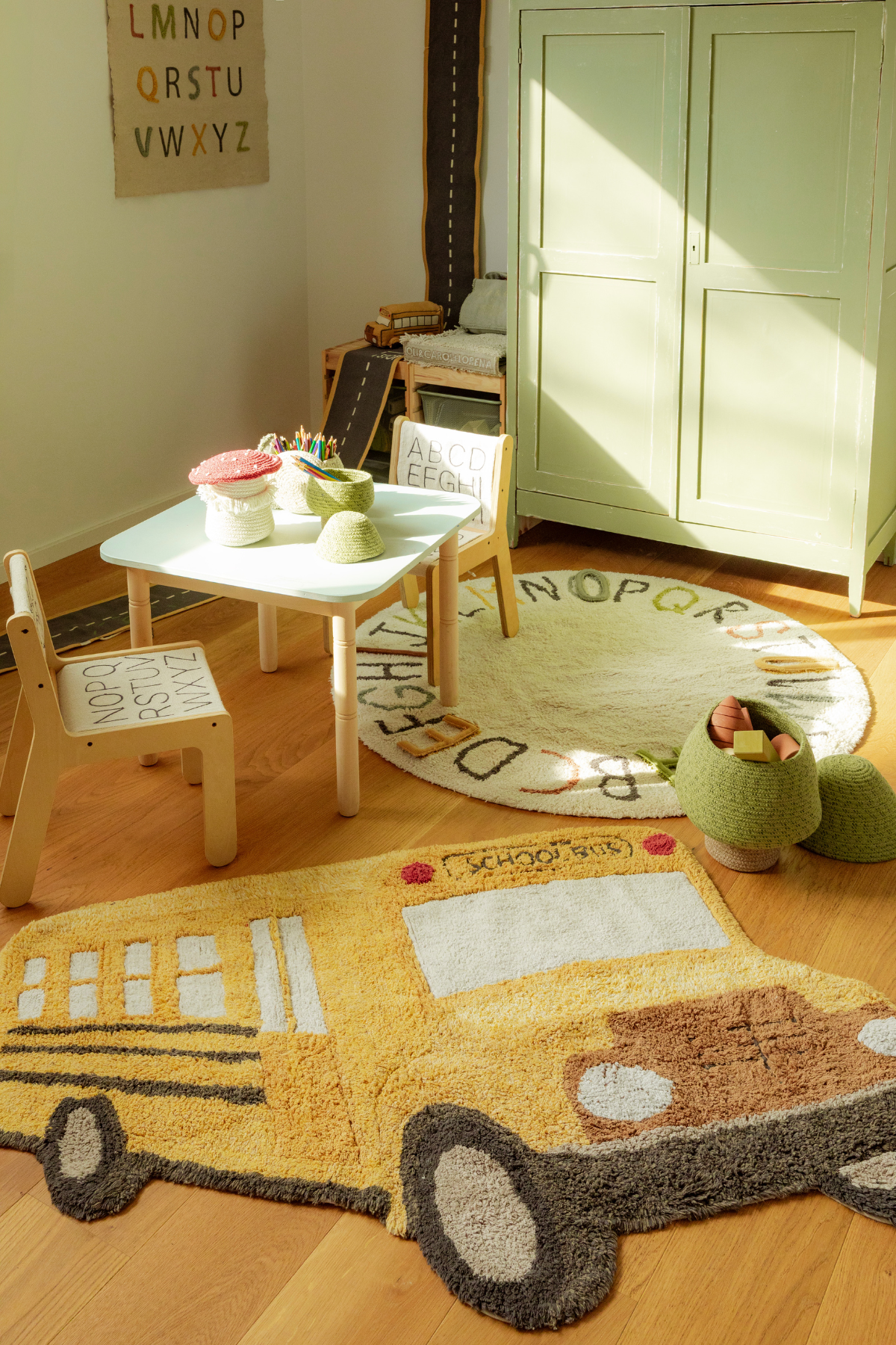 Waschbarer Teppich "School Bus"