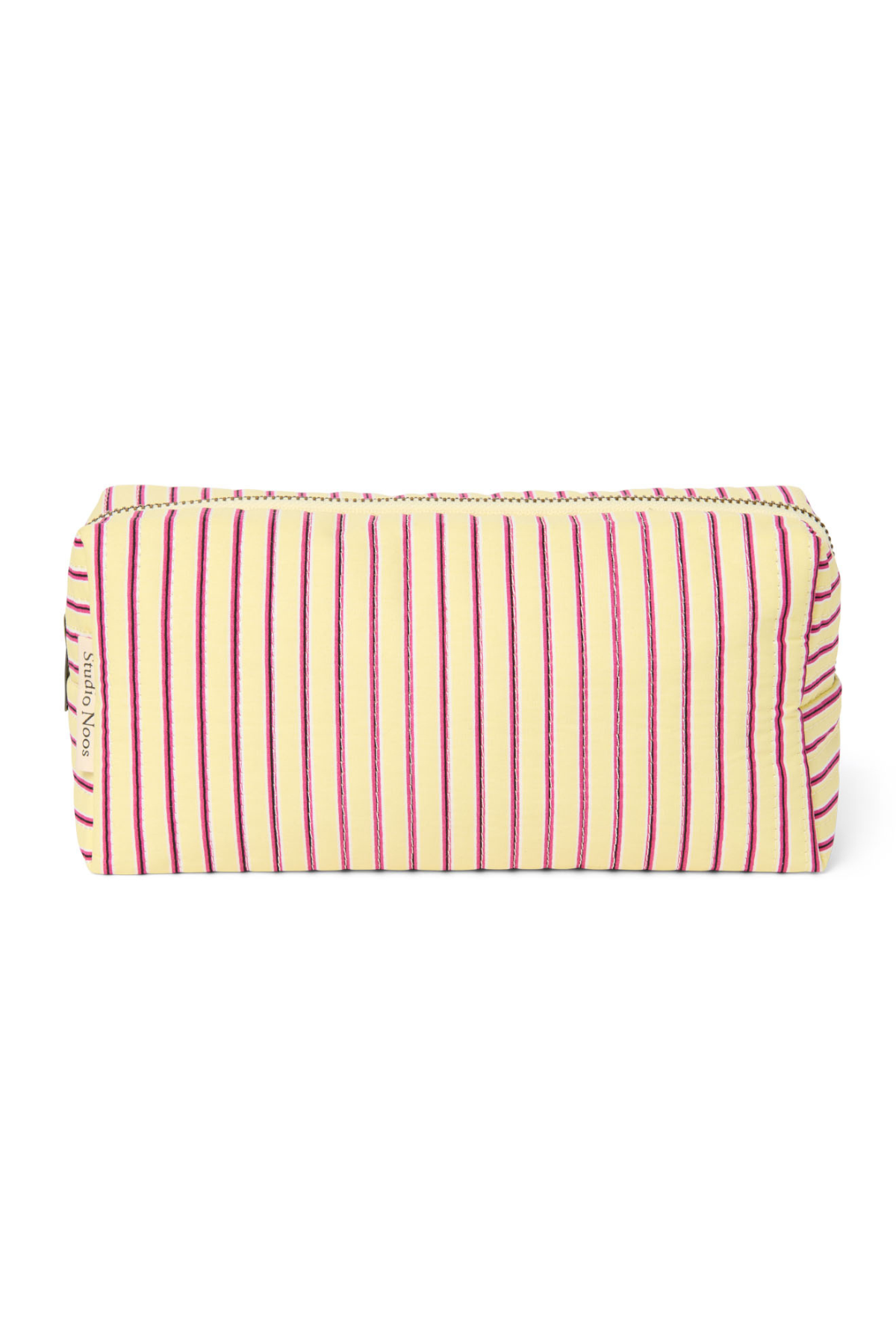 Kulturtasche | Butter Yellow Poplin Striped