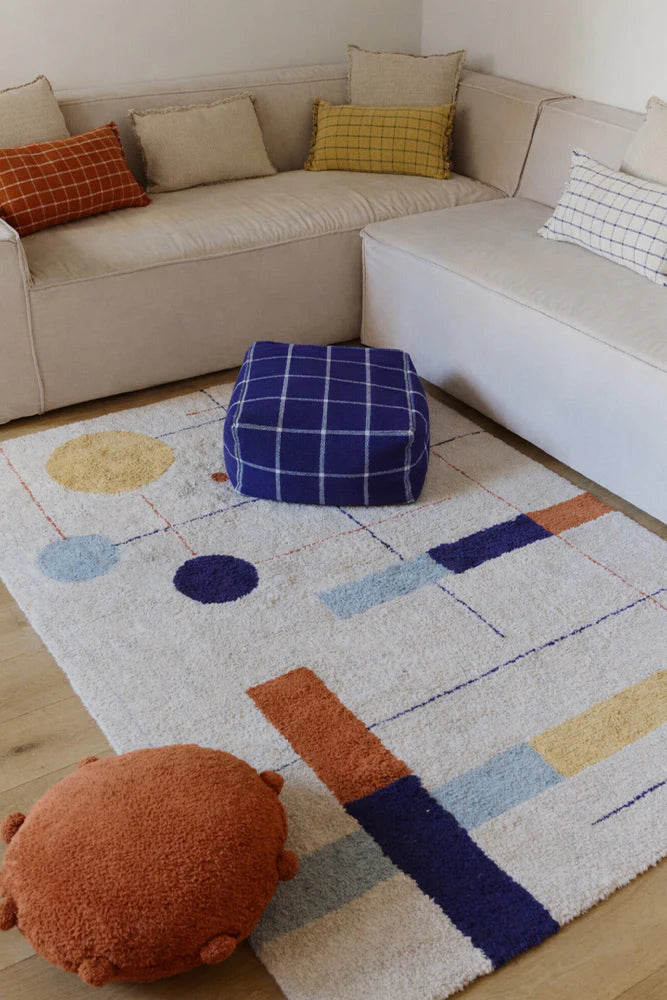 Waschbarer Teppich "GEOMETRICAL SHAPES"