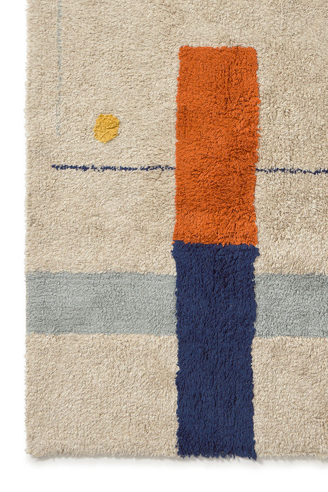 Waschbarer Teppich "GEOMETRICAL SHAPES"