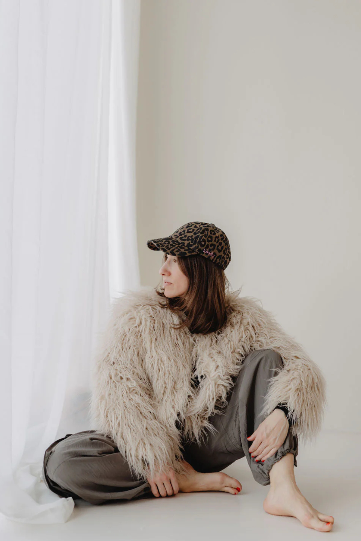 Cap Canvas Leo light brown | Erwachsene