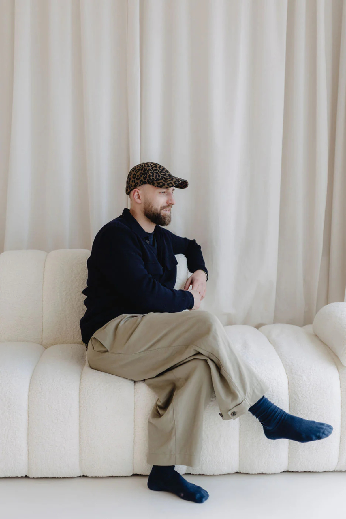 Cap Canvas Leo light brown | Erwachsene