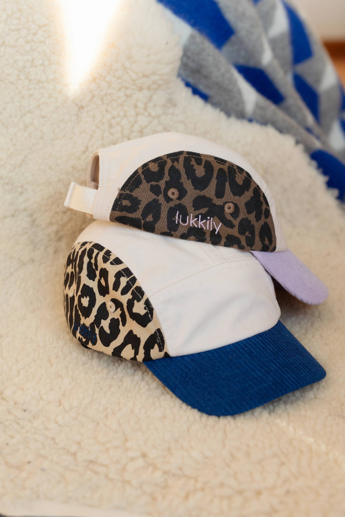 Kids Cap "LEO light brown/lilac"