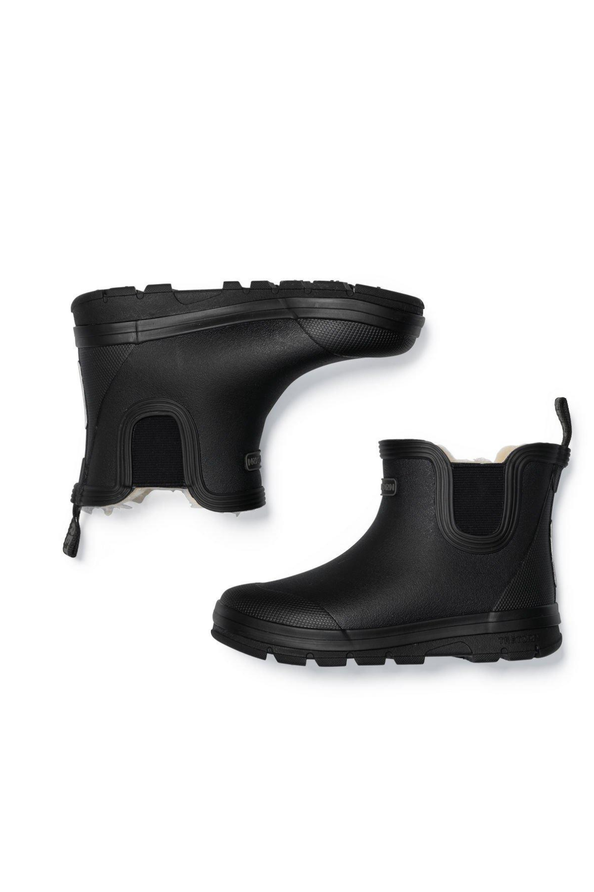 "Aktiv Chelsea" wasserdichter, gefütterter Gummistiefel | Black