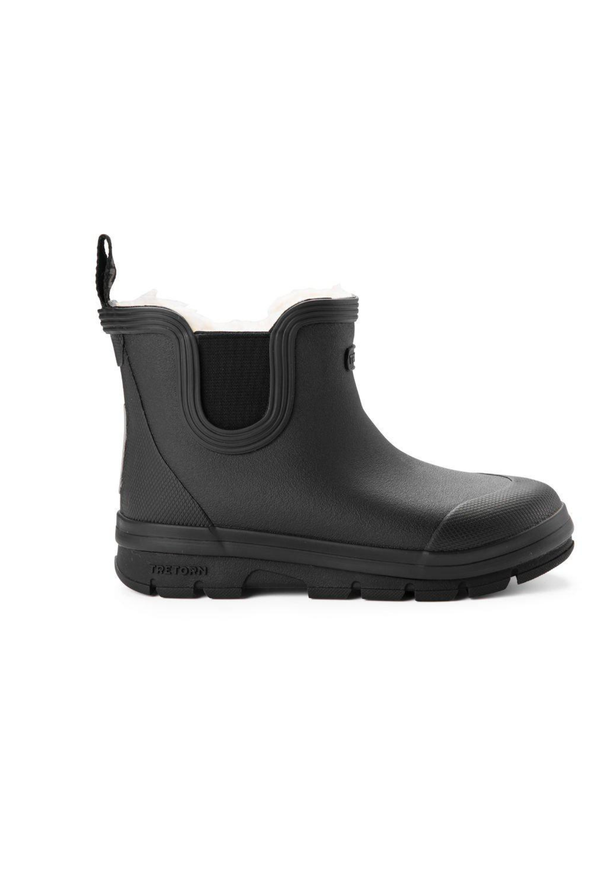 "Aktiv Chelsea" wasserdichter, gefütterter Gummistiefel | Black