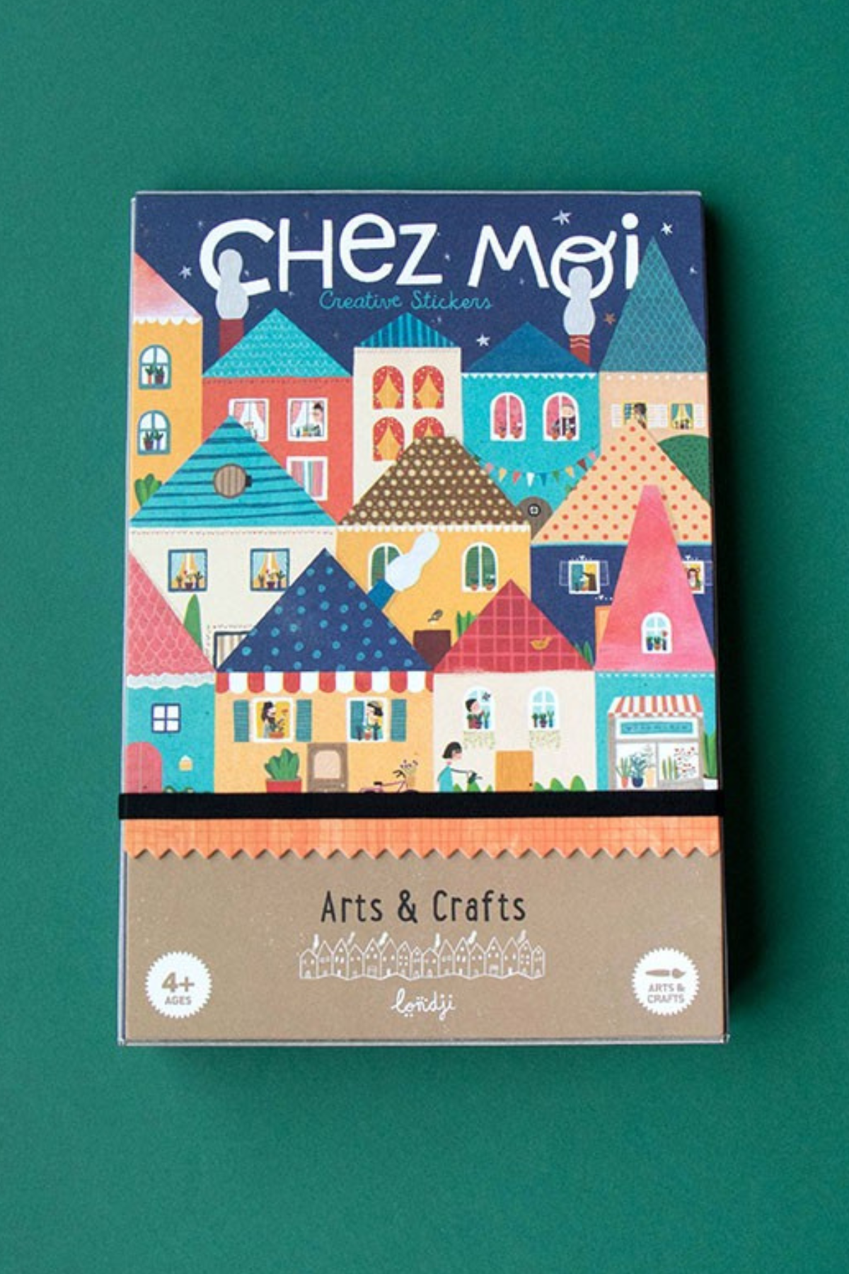 Wiederverwendbares Stickerbuch | Chez Moi | 185 Sticker