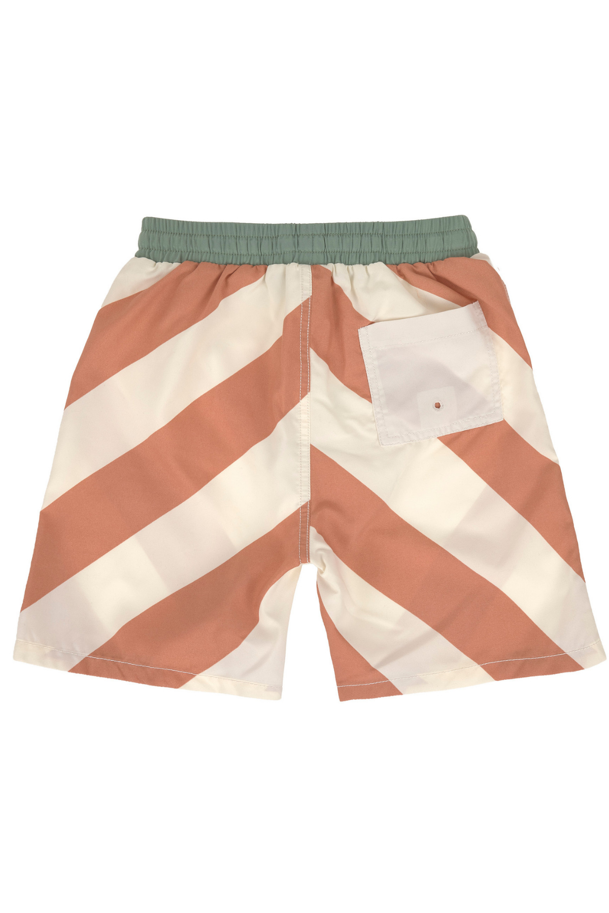 Board Shorts "Stripes" mit UV-Schutz 80| Clay/Sea salt