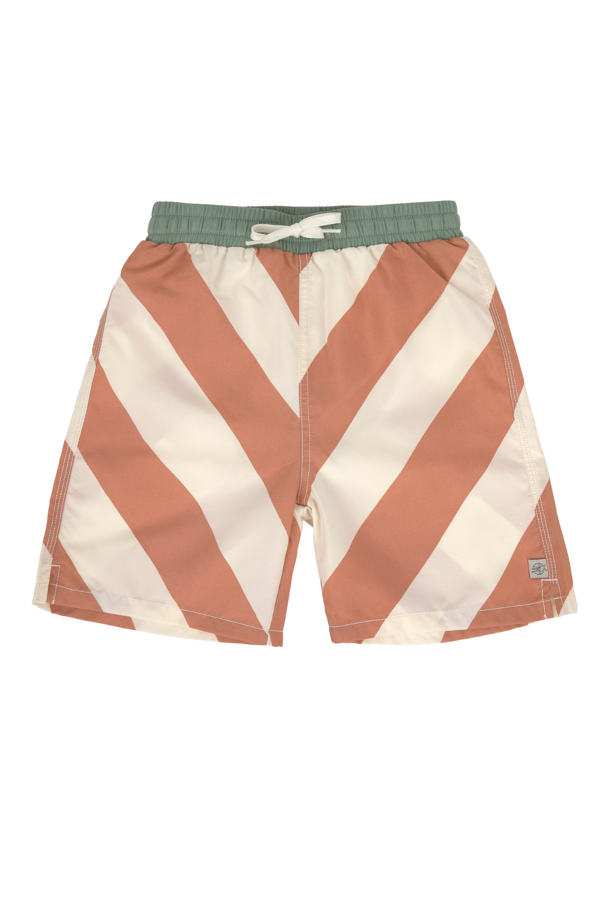 Board Shorts "Stripes" mit UV-Schutz 80| Clay/Sea salt