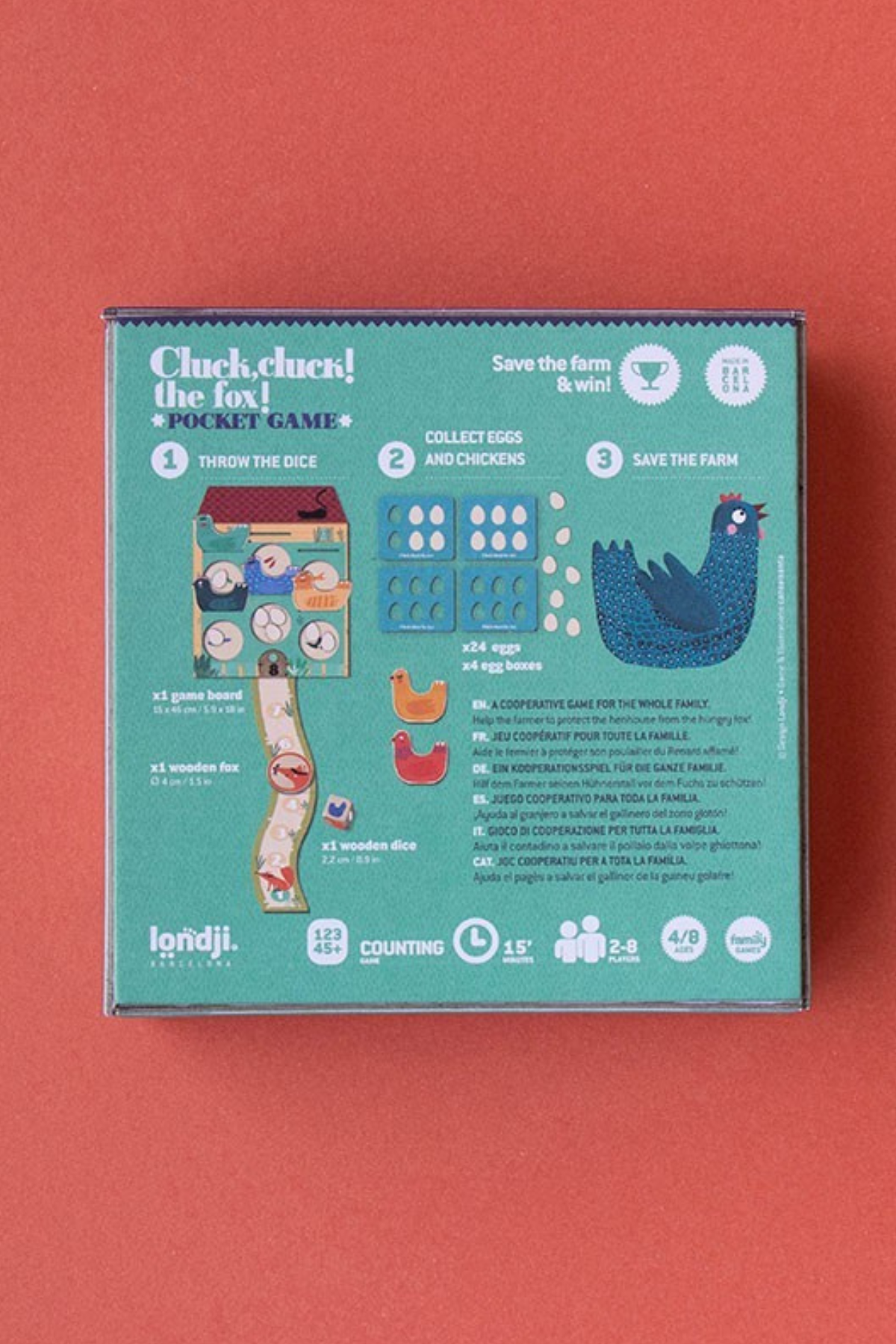 Pocket Spiel "Cluck Cluck! The Fox!t" | ab 4 Jahren