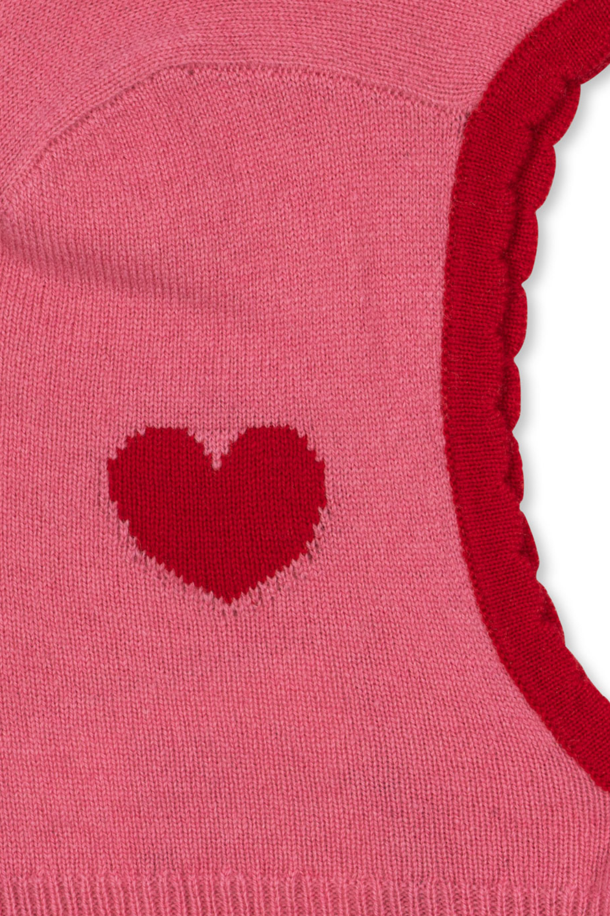 Balaclava "Collette" aus 100% Wolle | Pink