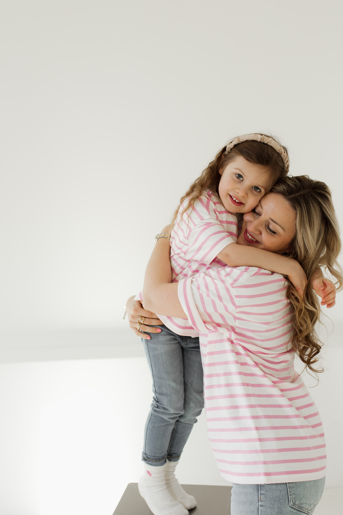 T-Shirt "Colette" | Mini | Peony / Milk