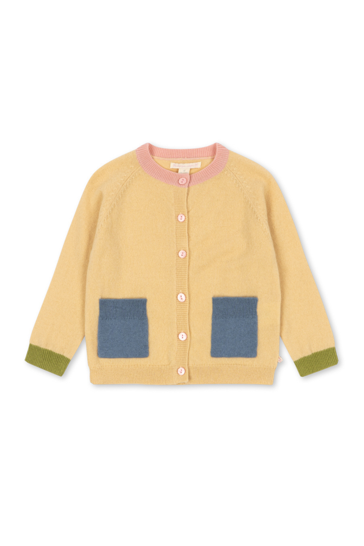Strick Cardigan "Colletti" aus 100% Wolle | Yellow