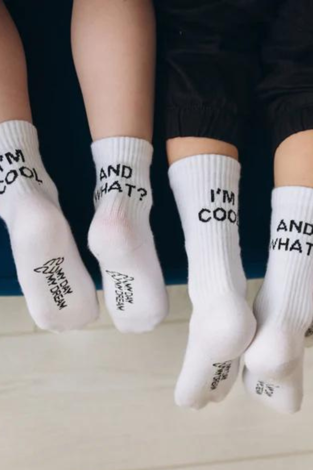 Socken "I am Cool. And What?"