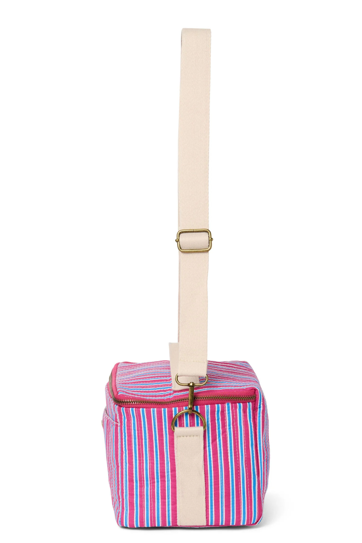 Kühltasche | Rosa Poplin Striped