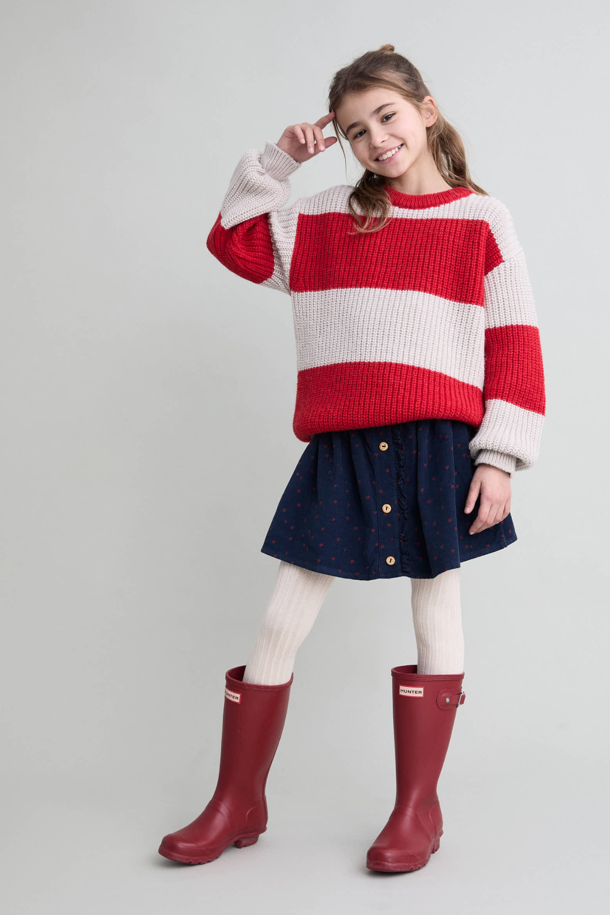 Cordrock "MINI CUORE" für Kids | NAVY