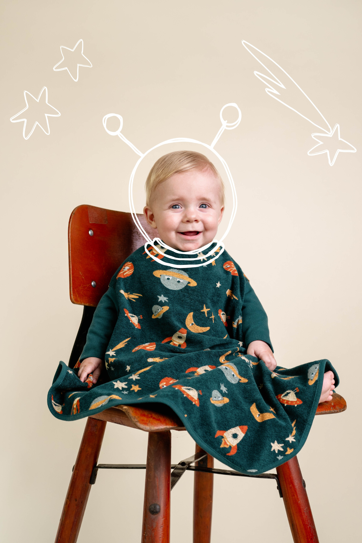 Lätzchen "Boo" Wasserfest | verschiedene Farben