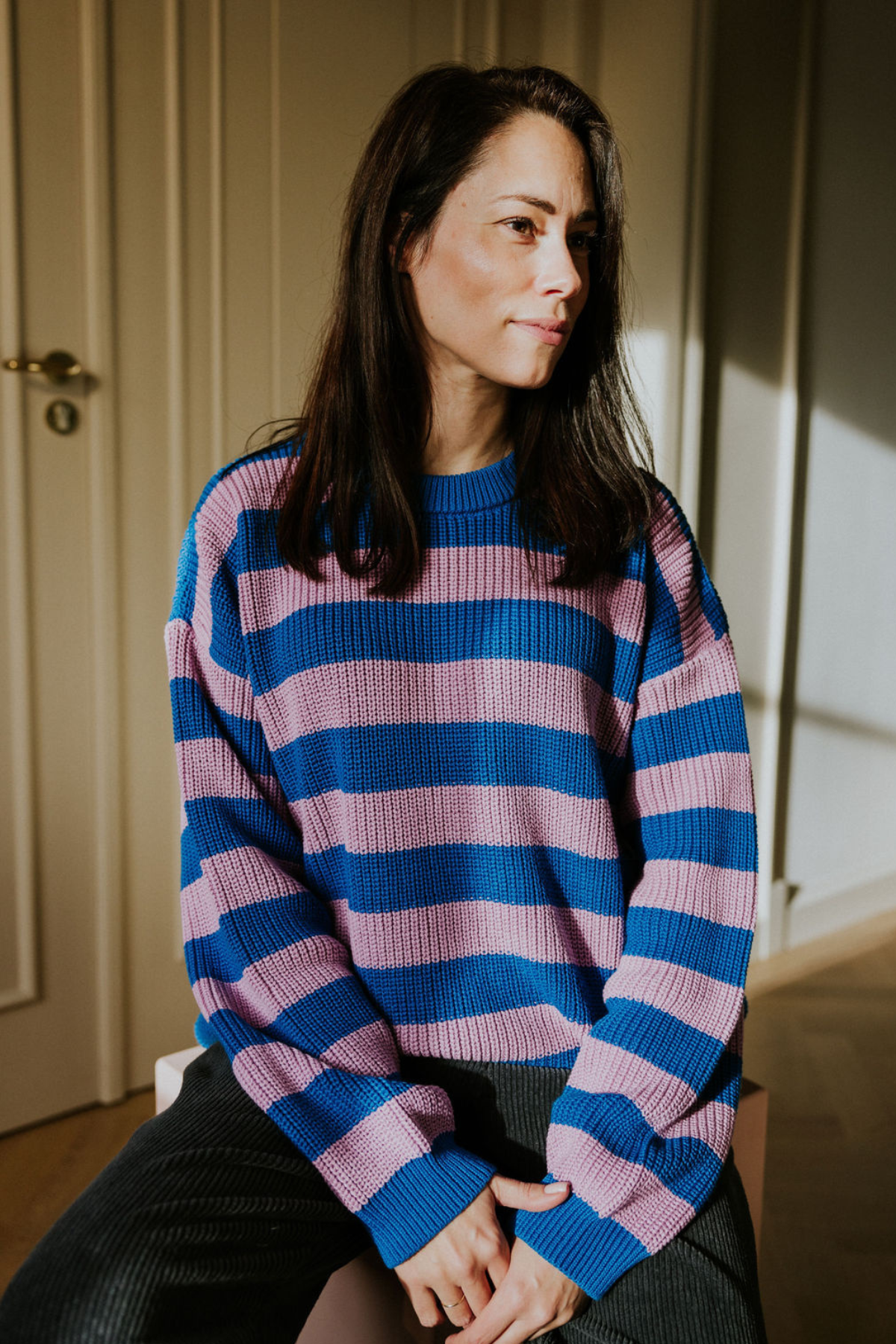 Damen: Stripes Knitted Sweater | verschiedene Farben