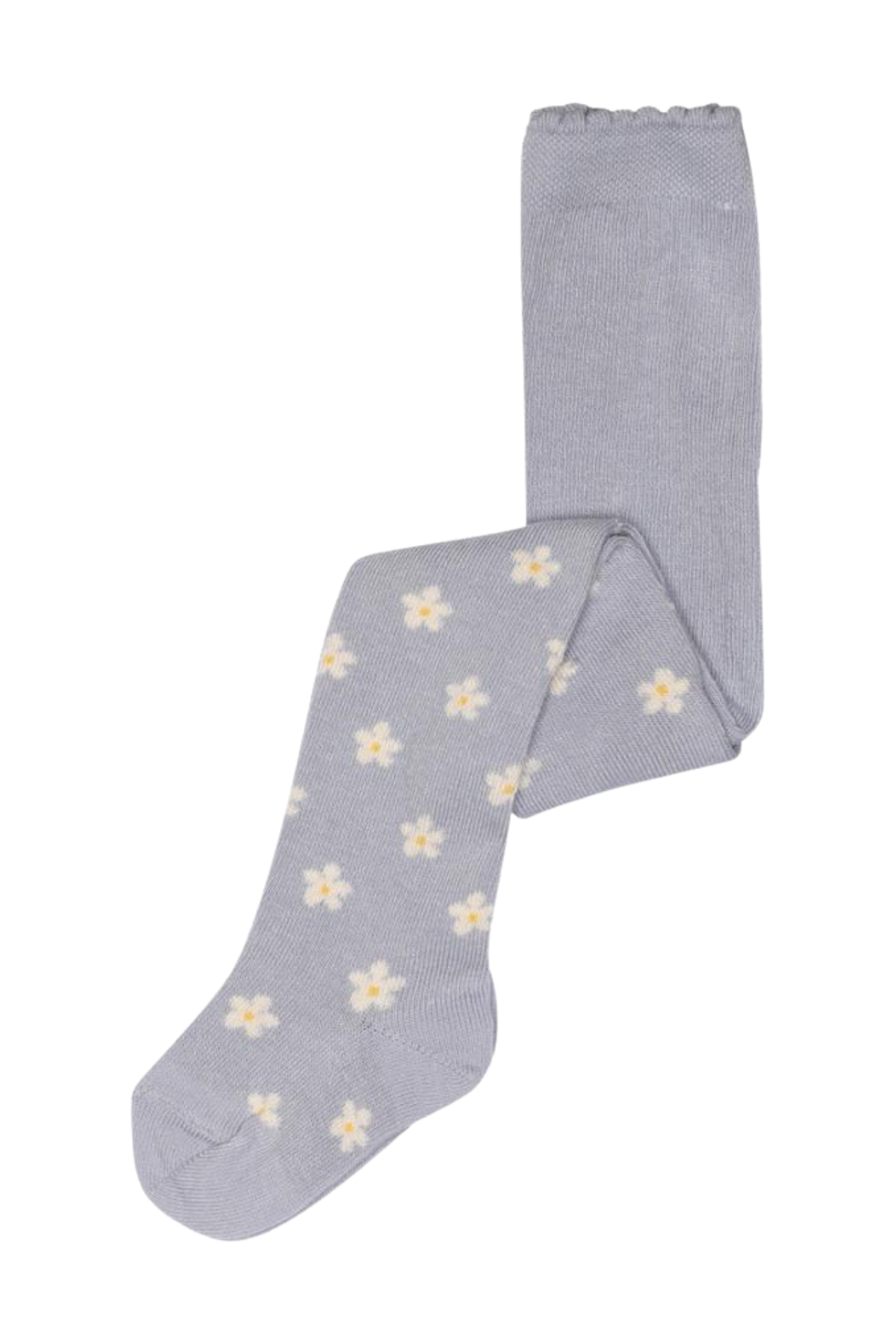 Strumpfhose aus Baumwolle "Daisy" | Lavender Sky