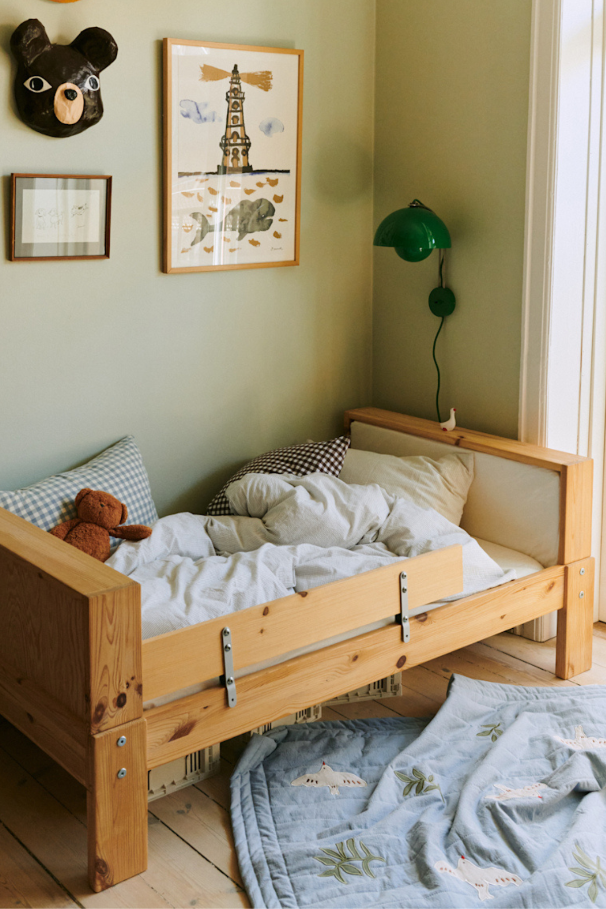 Steppdecke "Cassia" | Sky Blue