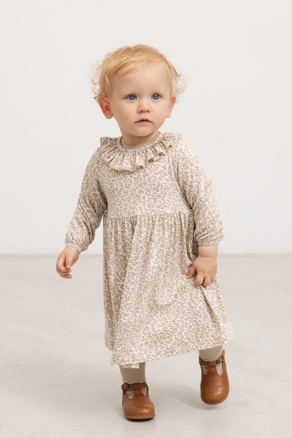 Kleid "Diora Frill" | Beige Leo