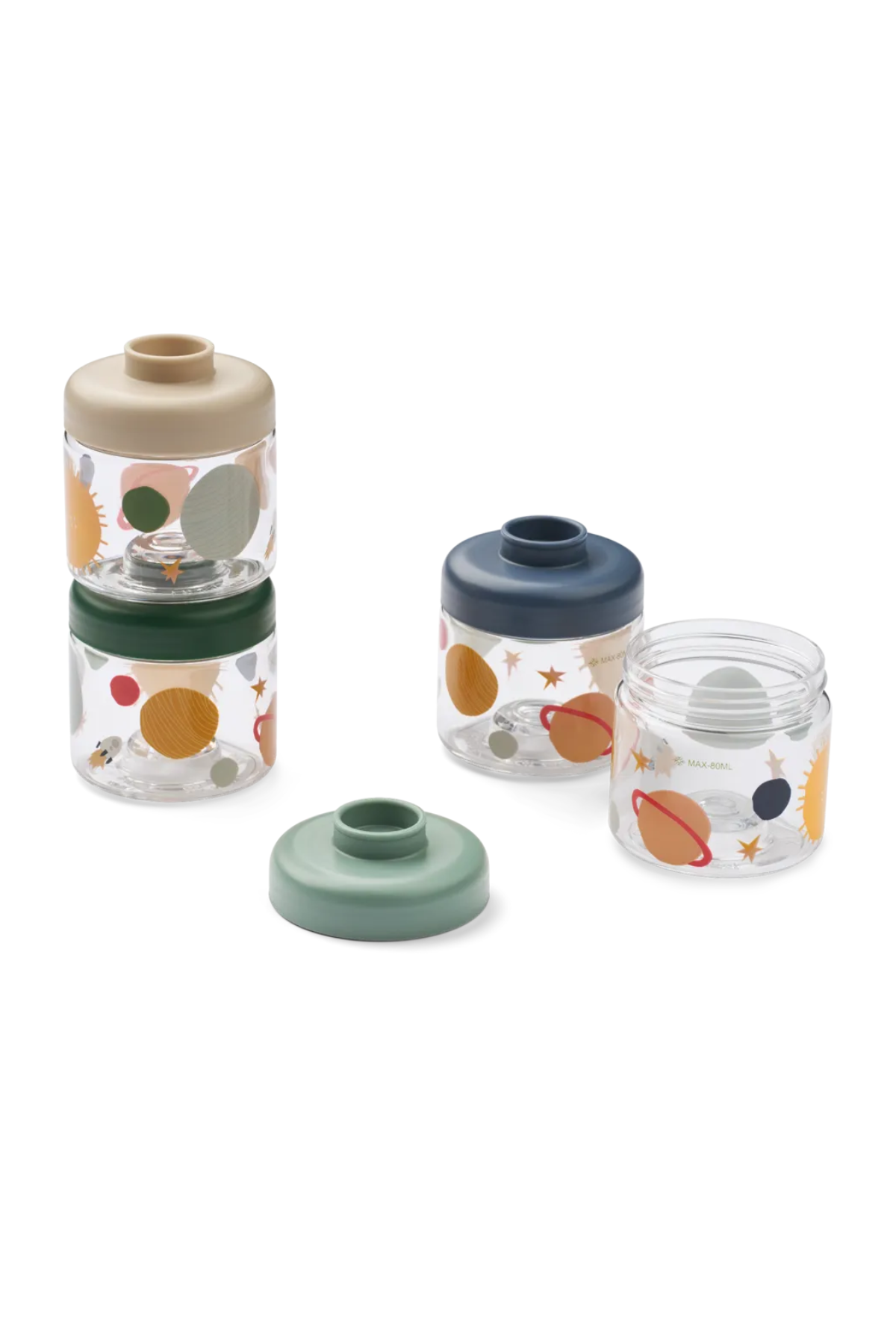 Baby Essensbehälter "Dominique" 4er Pack | verschiedene Designs