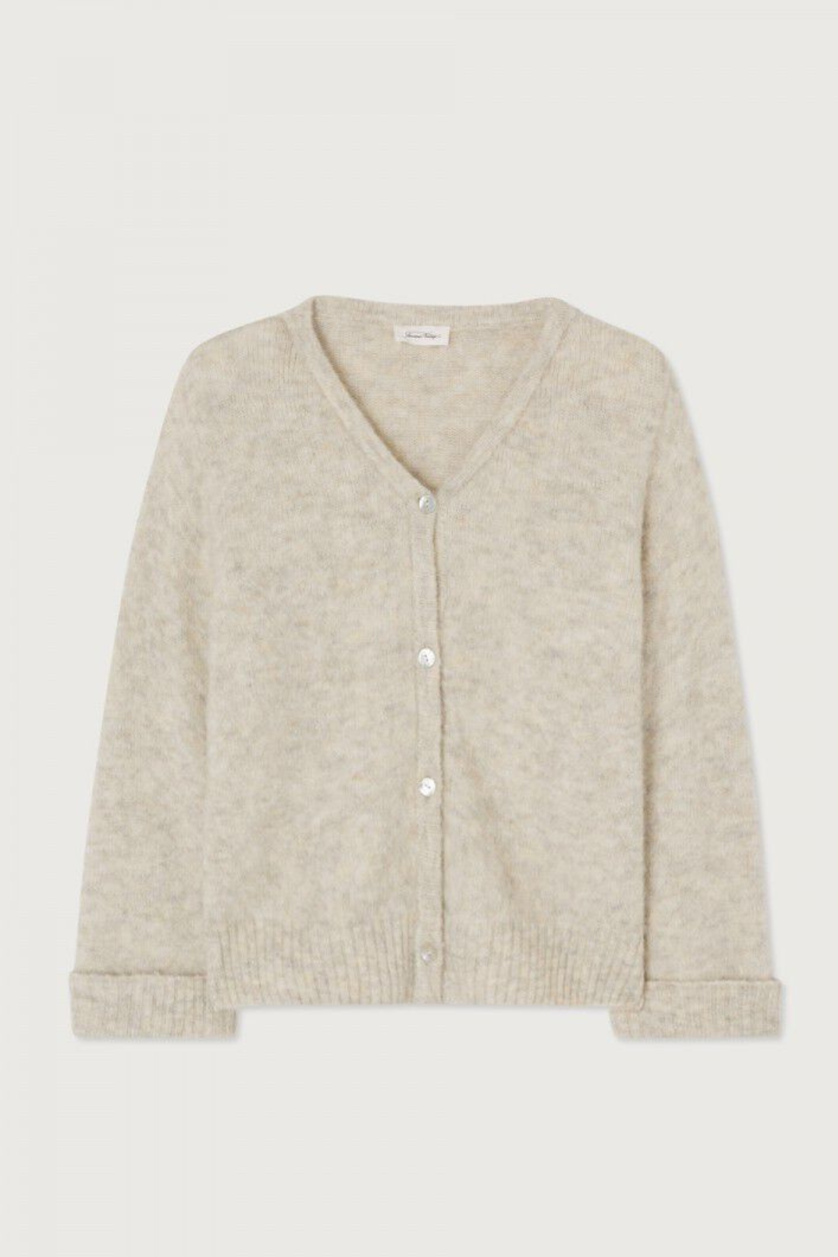 Strickjacke „East“ für Erwachsene aus Alpaka-Mix | POUDREUSE CHINE