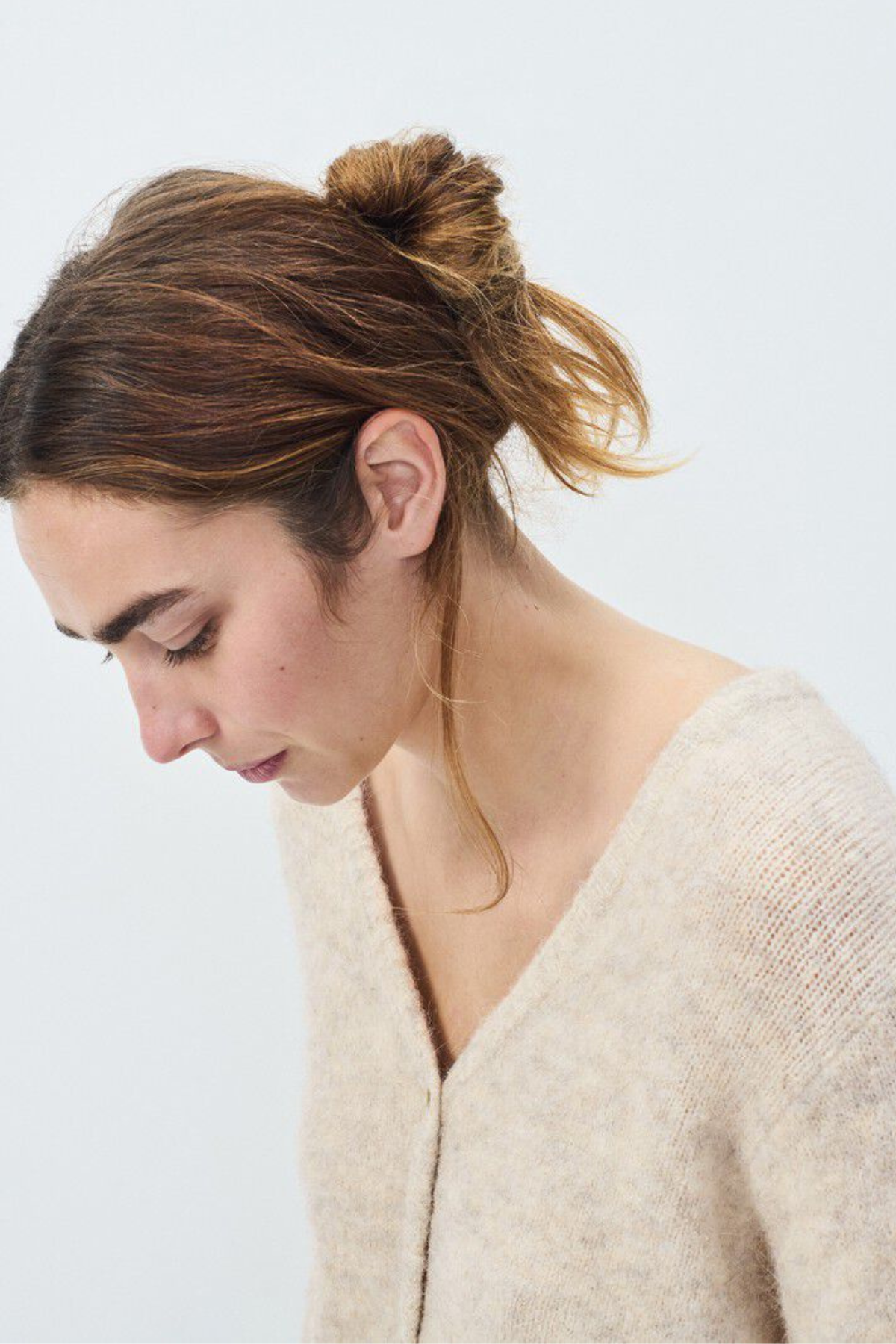 Strickjacke „East“ für Erwachsene aus Alpaka-Mix | POUDREUSE CHINE