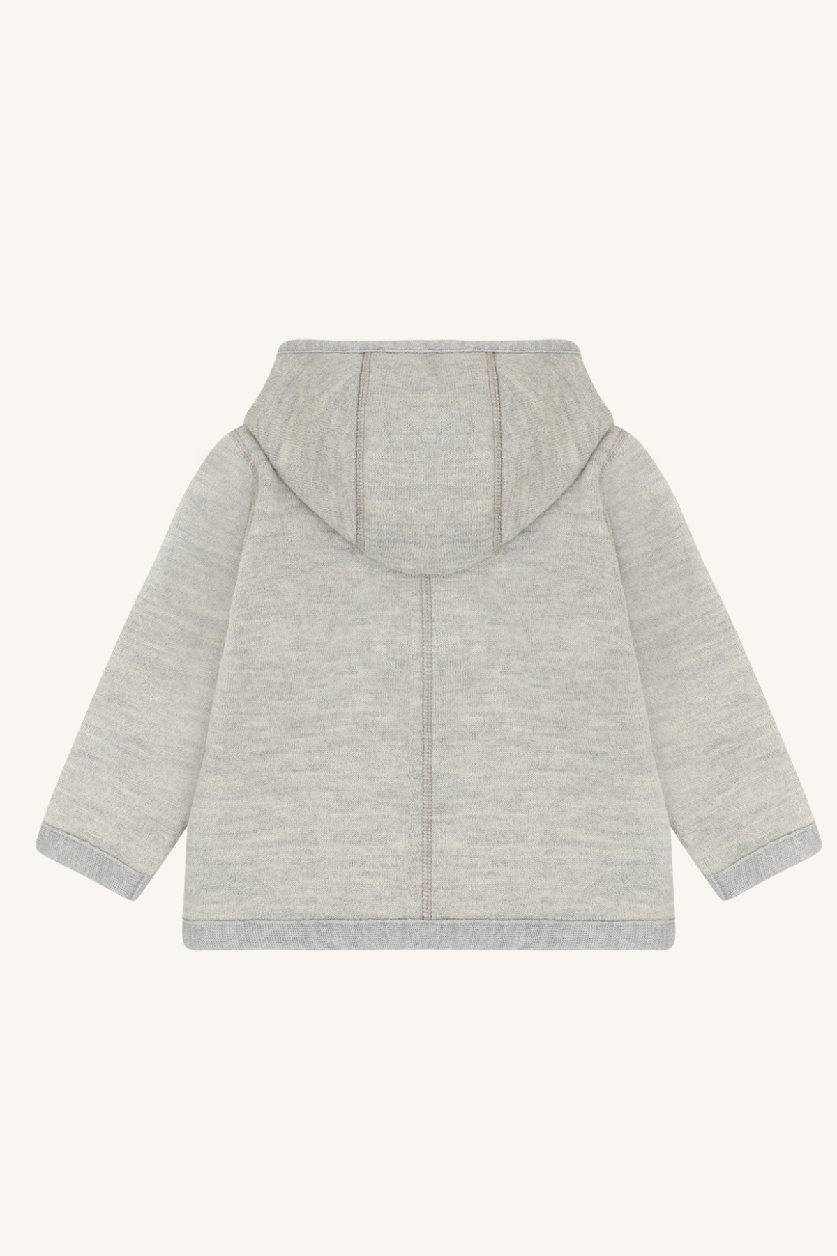 Wollwalk-Jacke "Ebba" | Light grey melange