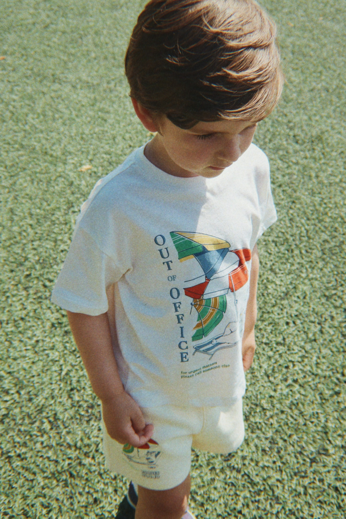 T-Shirt "Famo" | Antique White