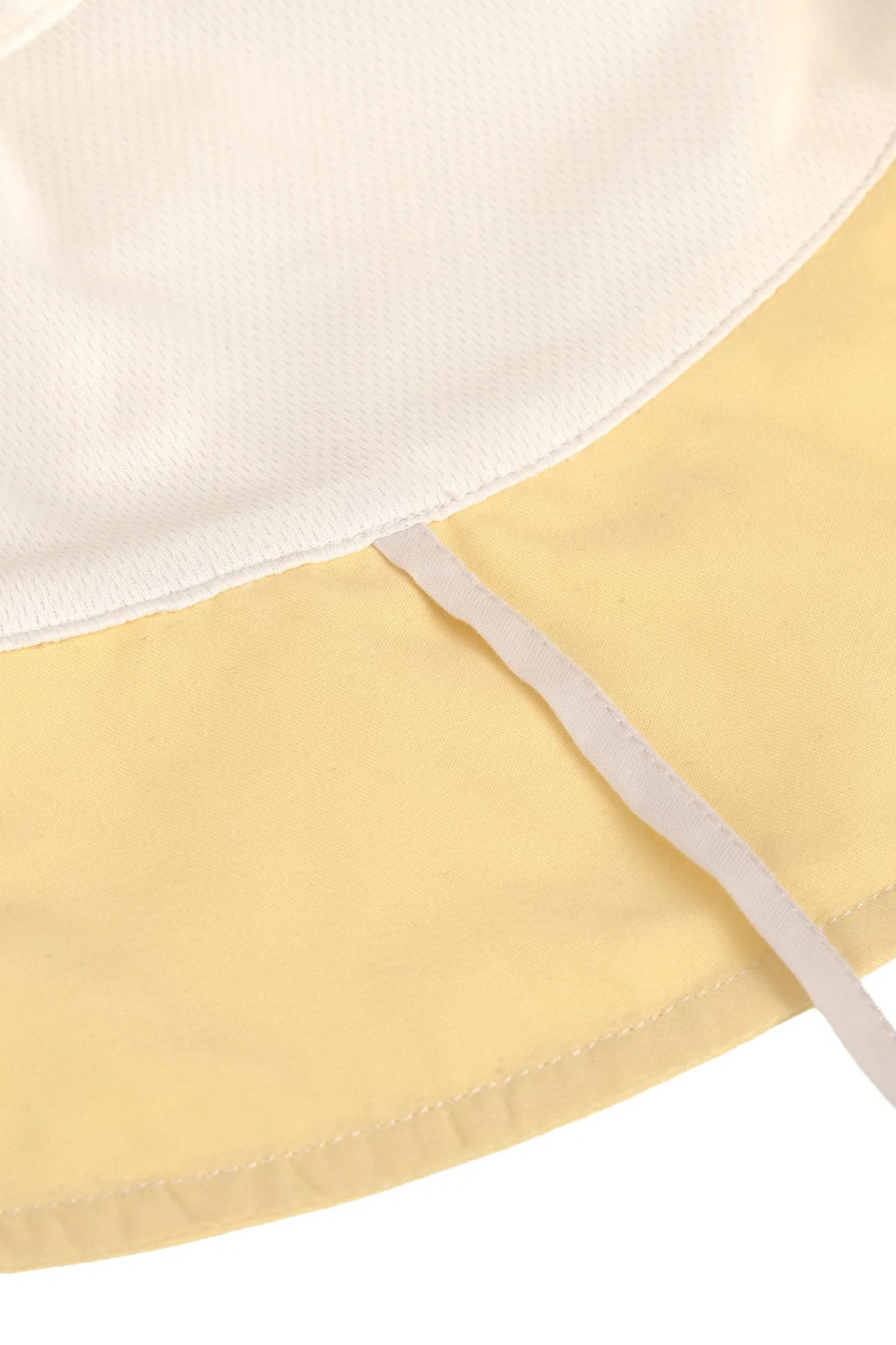Fischerhut "Checkerboard" mit UV-Schutz 80 | Pale Yellow/Sea Salt