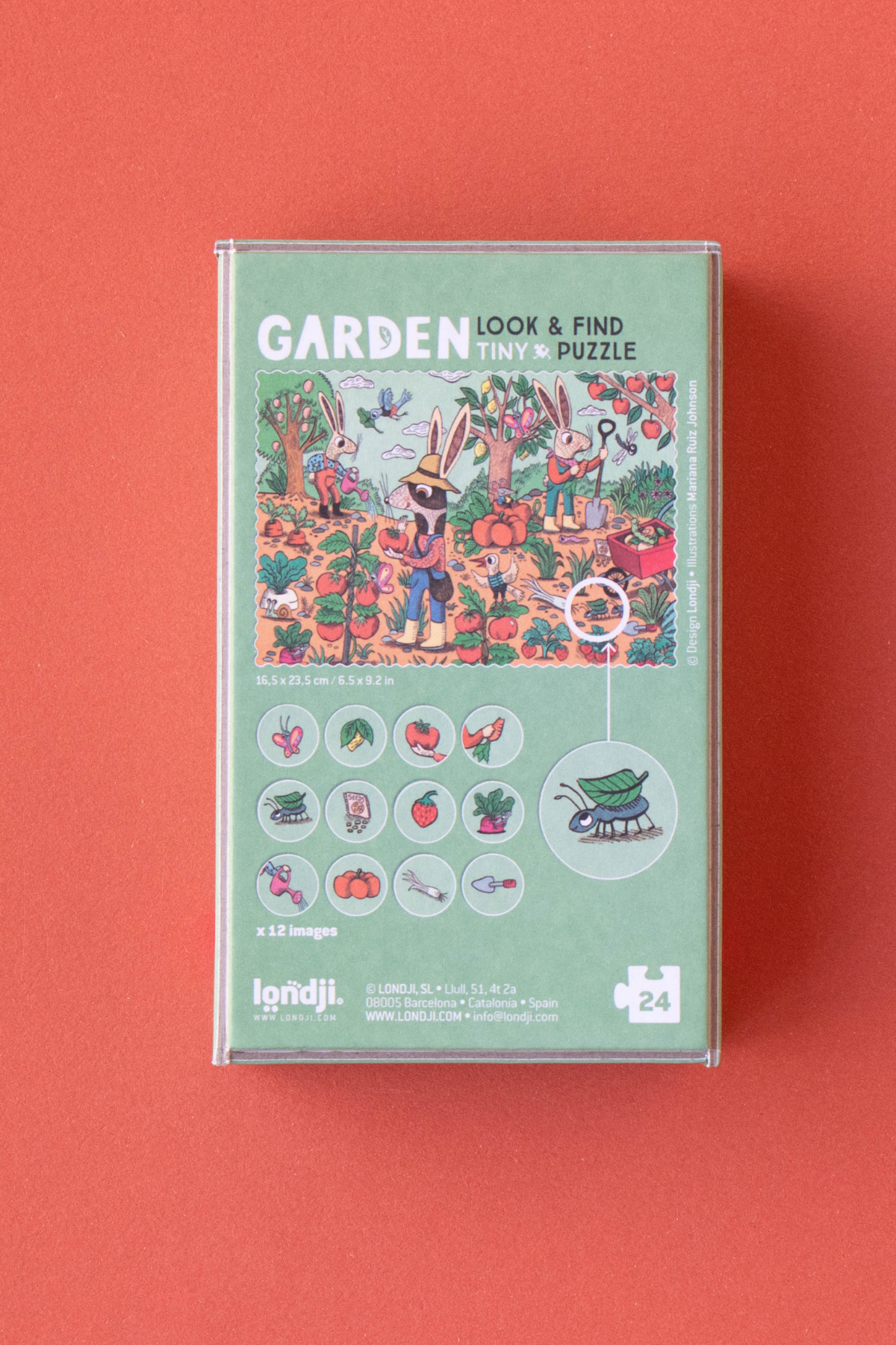 Pocket Puzzle | Garden | 24 Teile | ab 4 Jahre