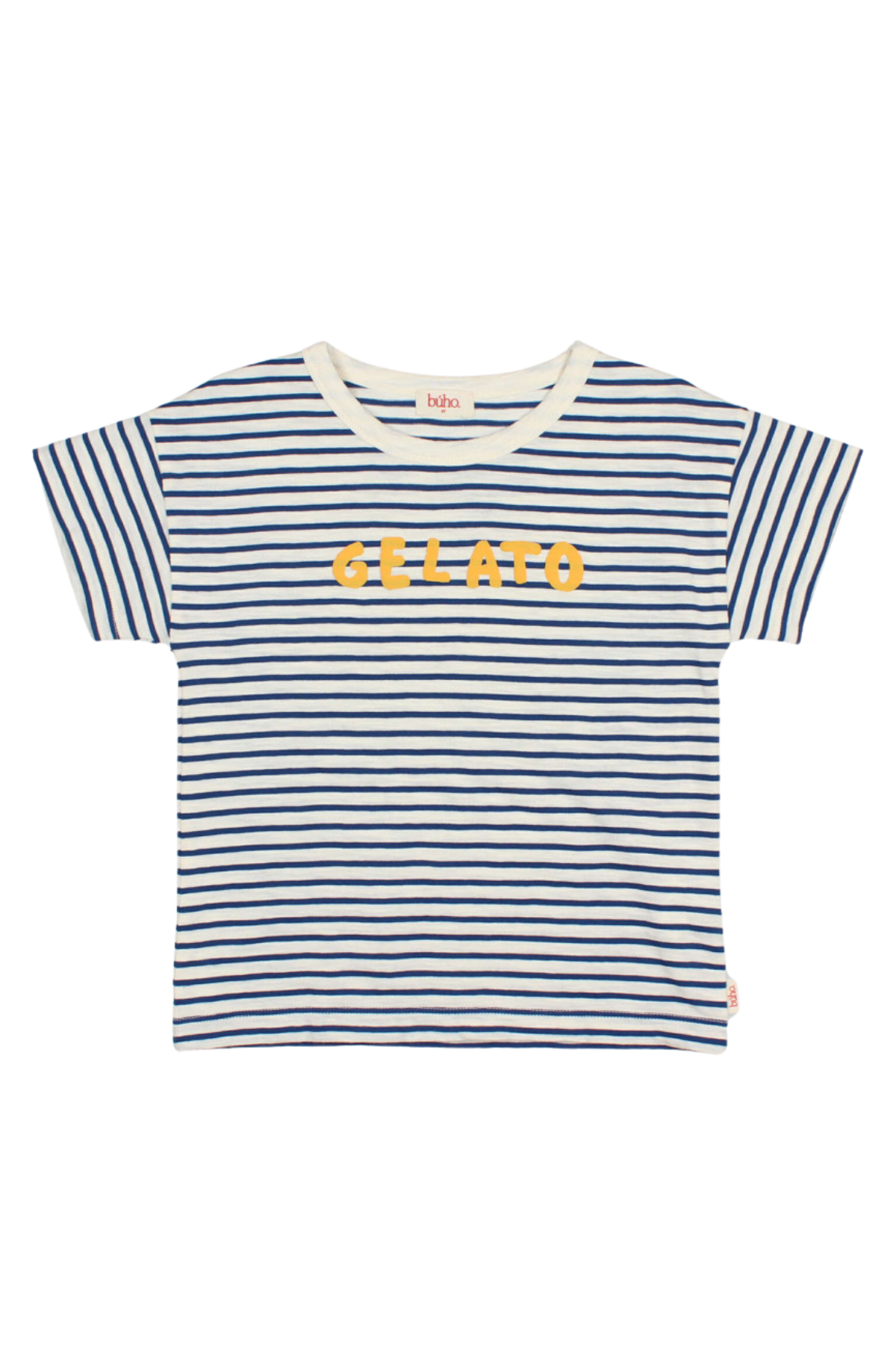 Gestreiftes T-Shirt aus Bio-Baumwolle | Navy