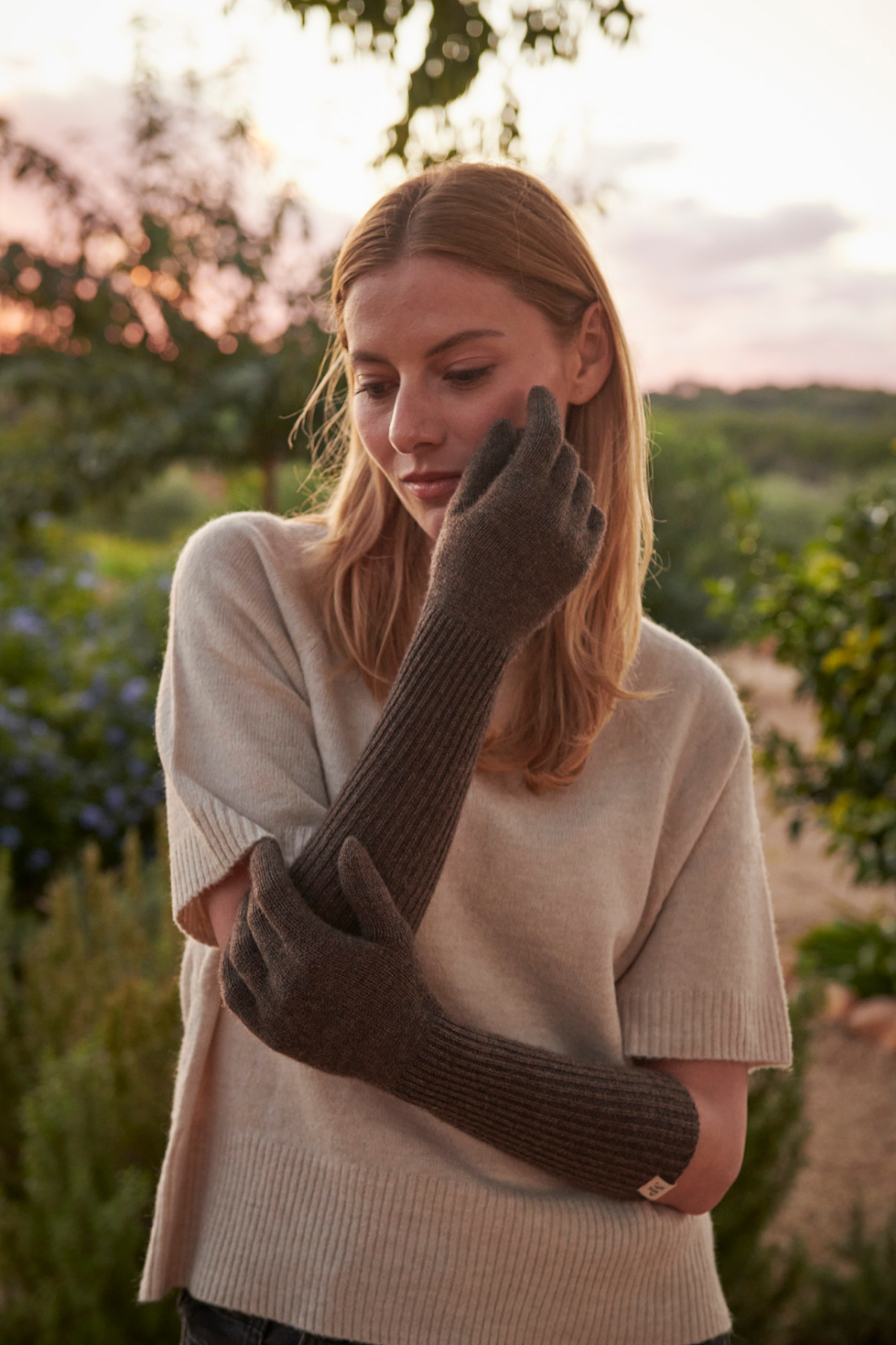 Lange Handschuhe "Trondheim" aus Wolle-Kaschmir-Mix für Erwachsene | verschiedene Farben