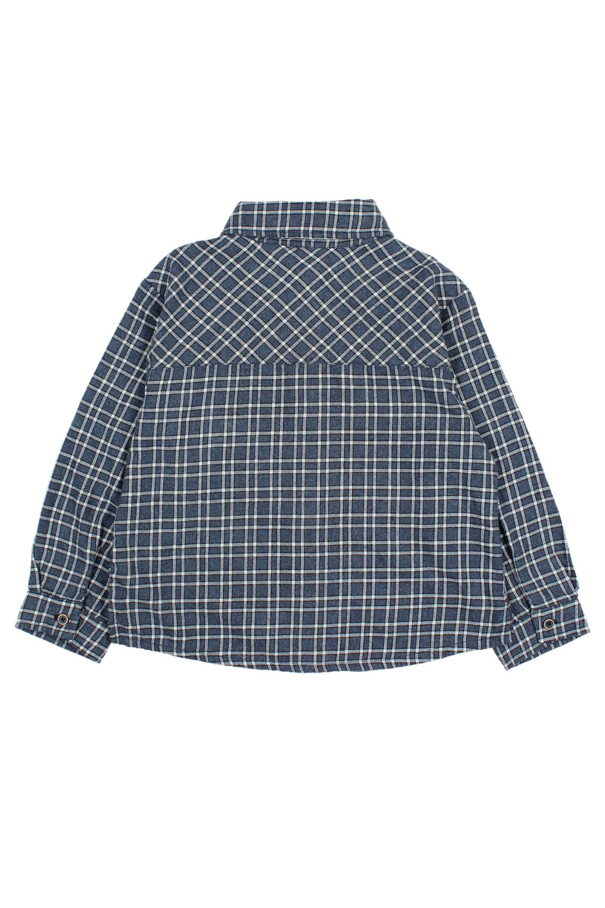 Kariertes Hemd "Tartan" für Kids | Navy