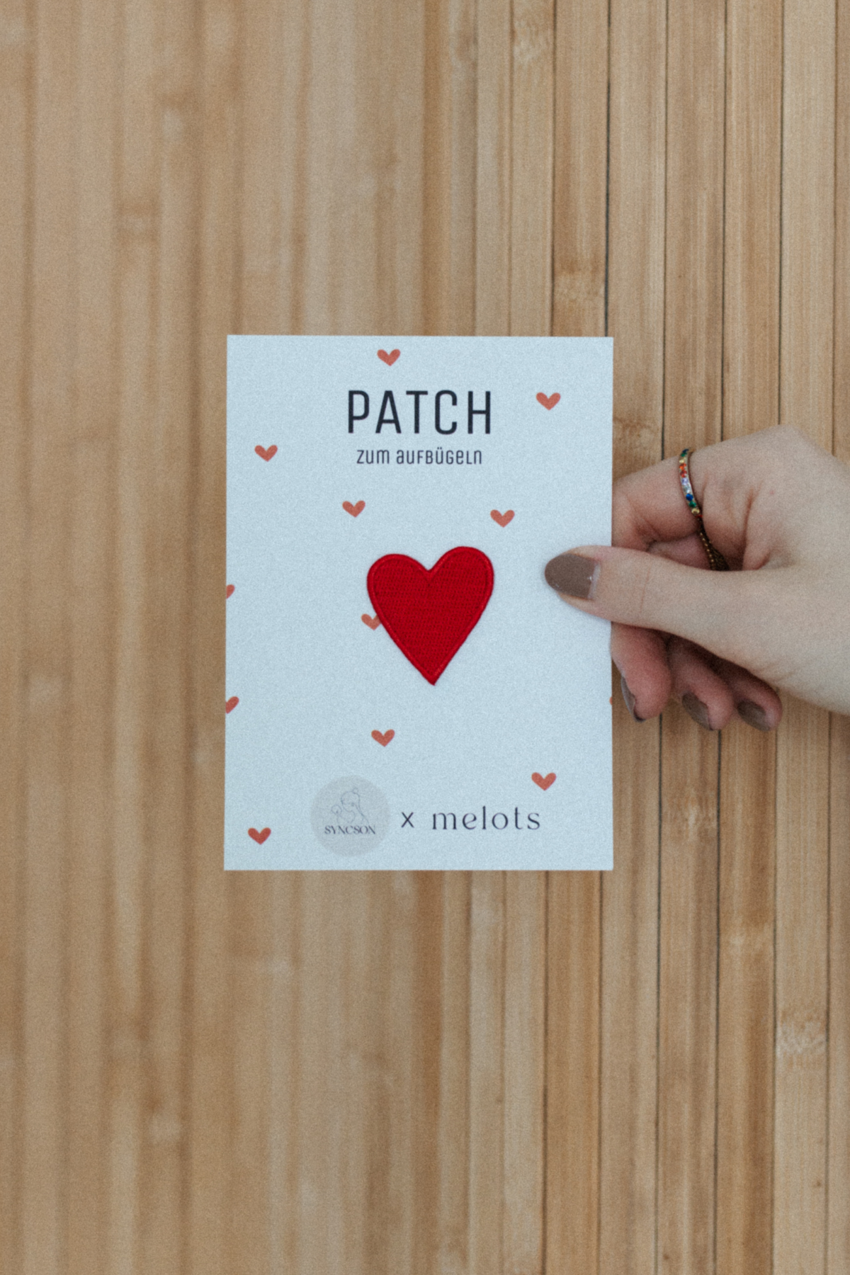 Patch "Herz" zum Aufbügeln | verschiedene Farben2