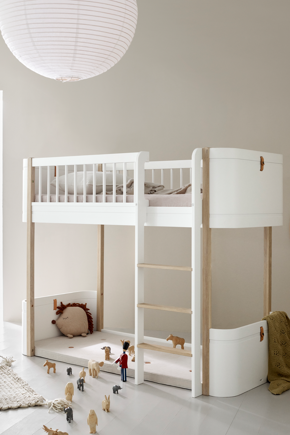 Mini+ halbhohes Hochbett | verschiedene Farben