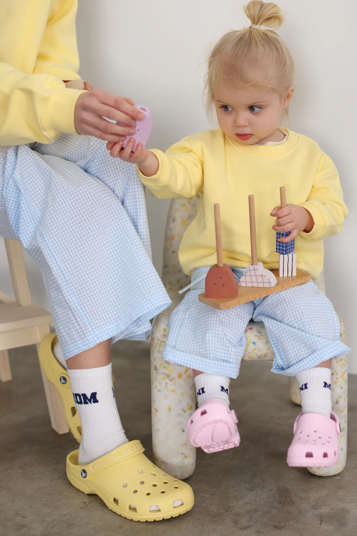 Hose "Gingham" Kids | Blue/White