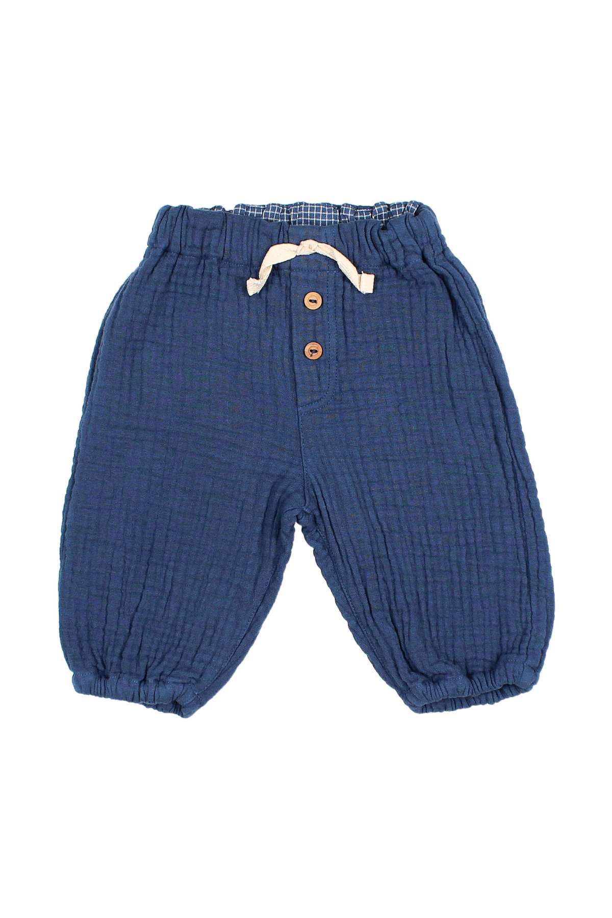 Hose aus Baumwoll-Musselin | Navy