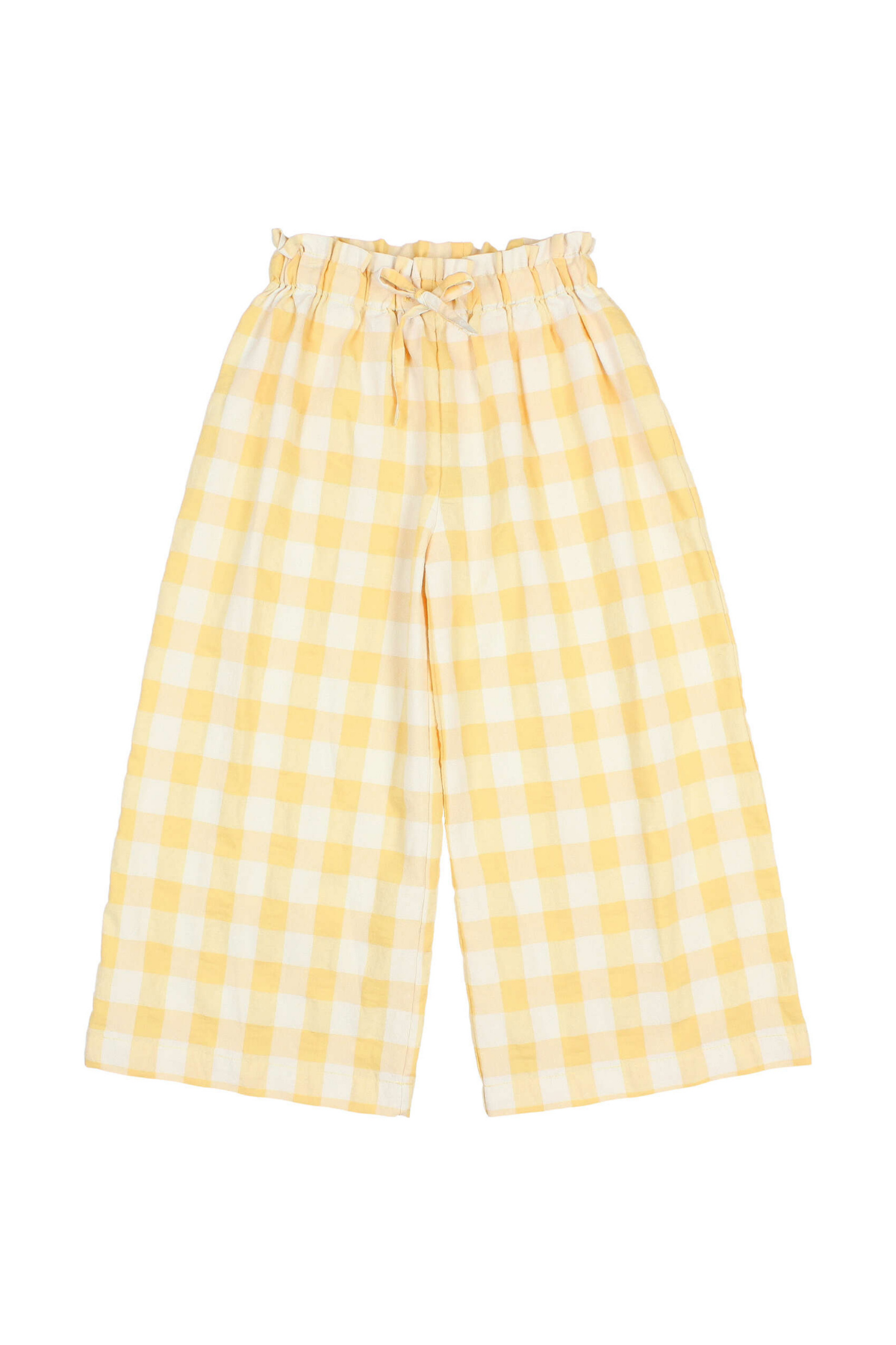 Karierte Hose aus Baumwoll-Seersucker | Sun