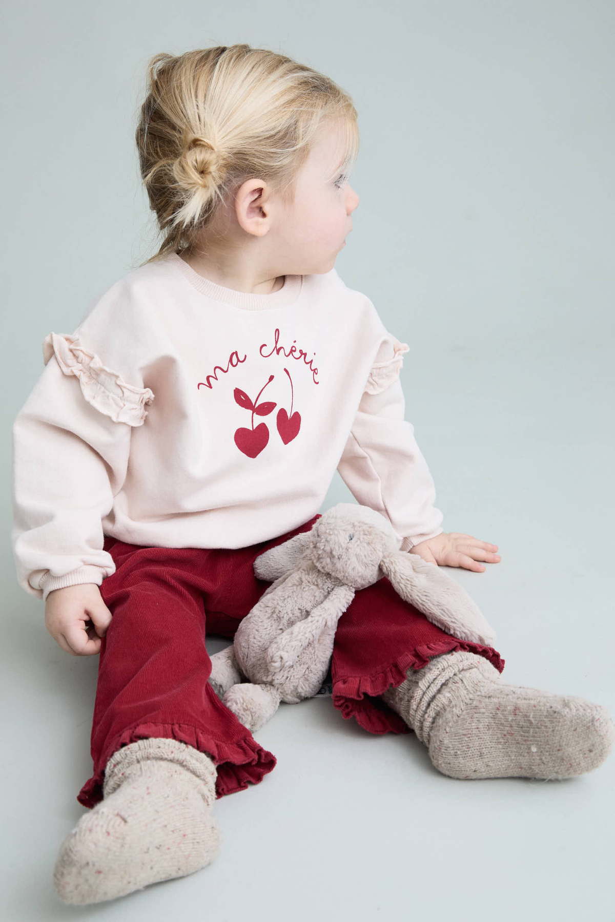 Hose aus Velours für Babys | CHERRY