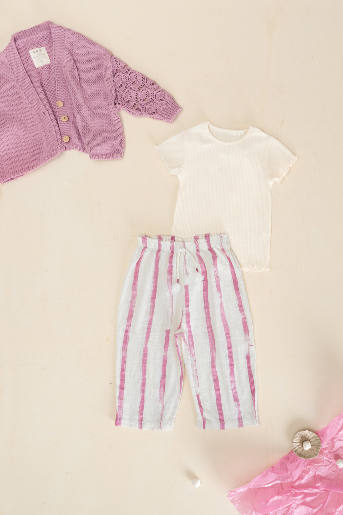 Gestreifte Sommerhose