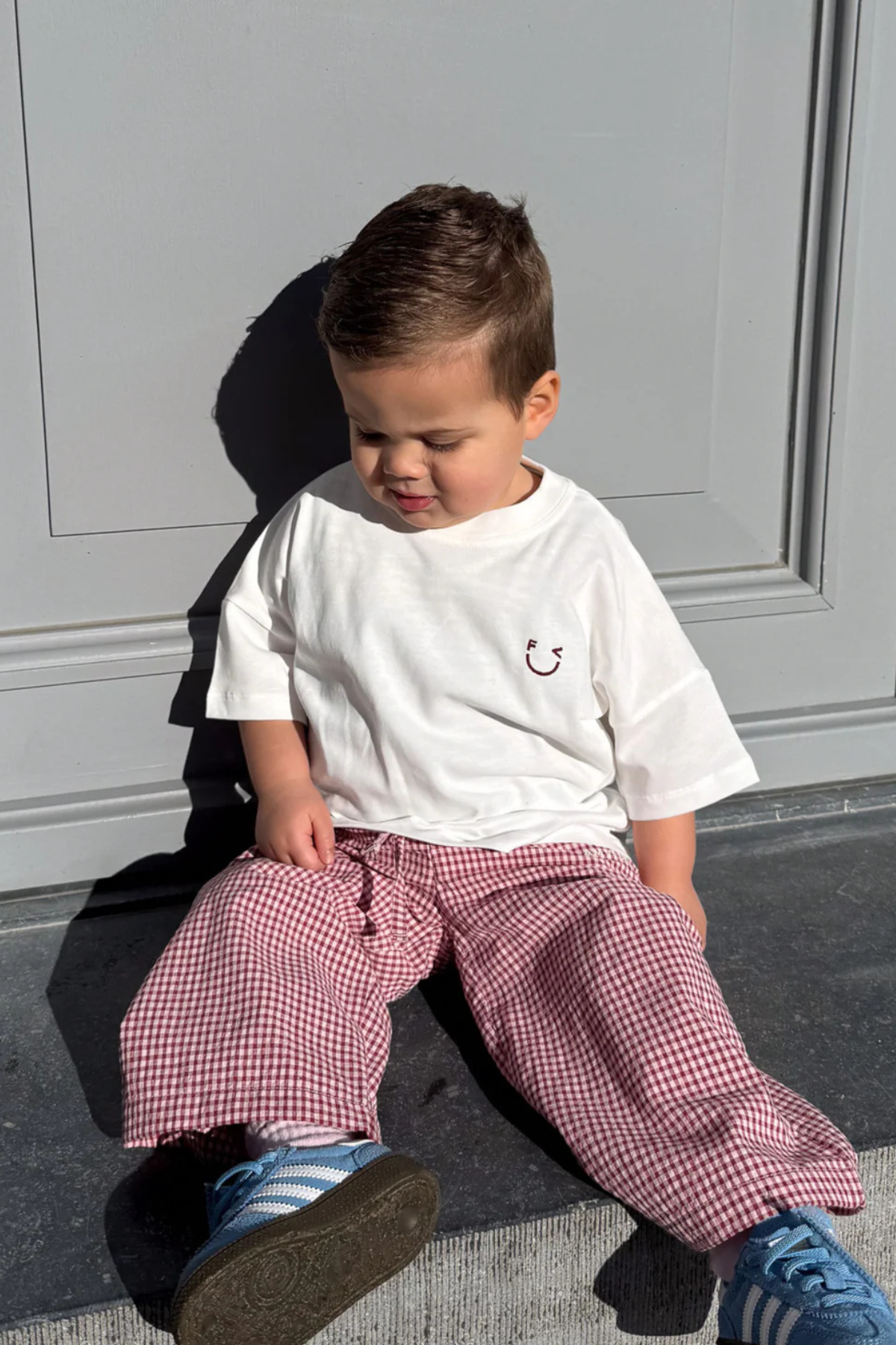T-Shirt "Icecream" Kids | white/bordeaux