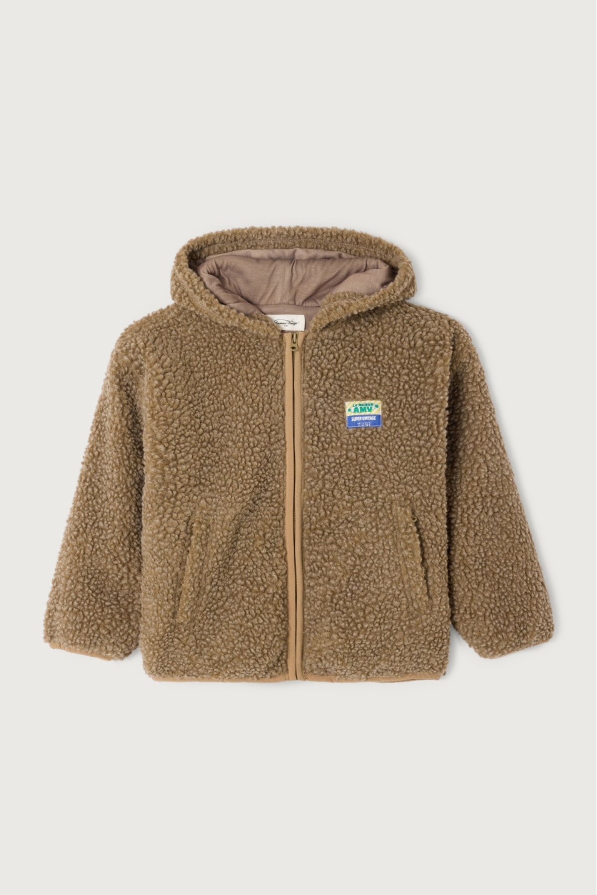 Jacke „Hoktown“ mit Kapuze für Kids | Braun