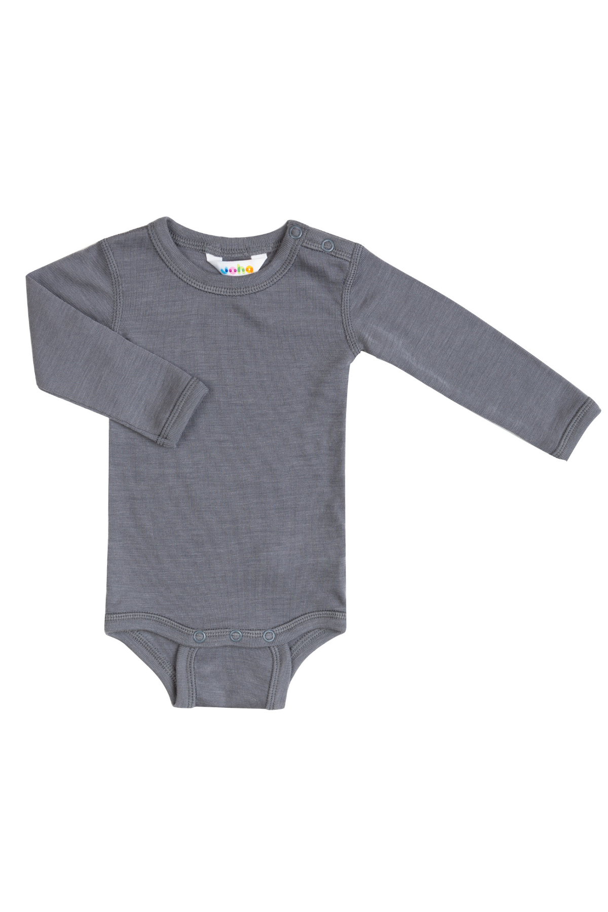 Langarmbody aus Wolle/Seide