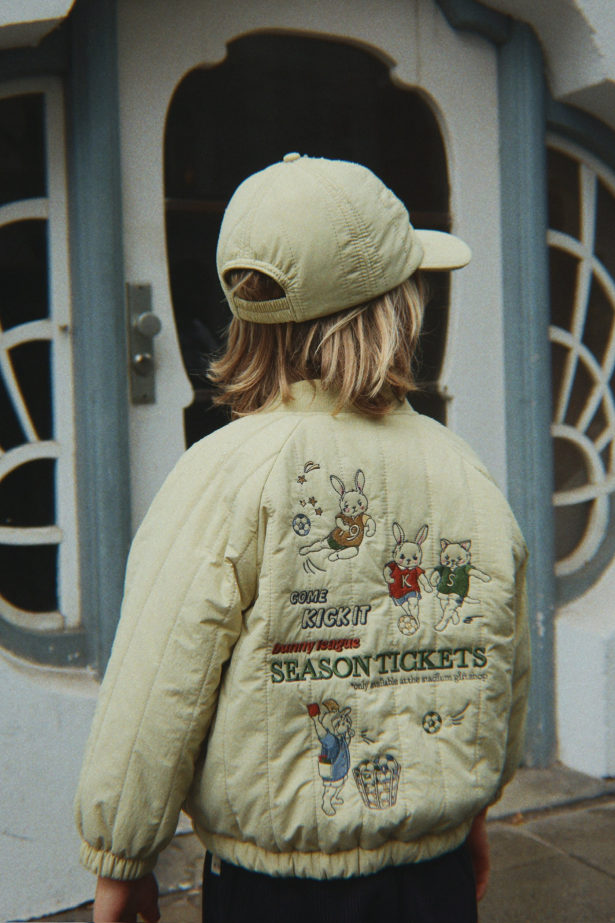 Kinder-Bomberjacke “Juno” | Pale Olive Green